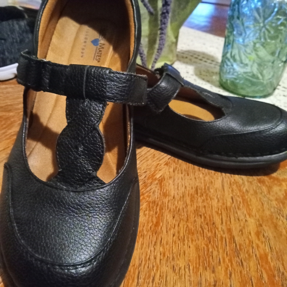 Nurse Mates Leather Mary Janes